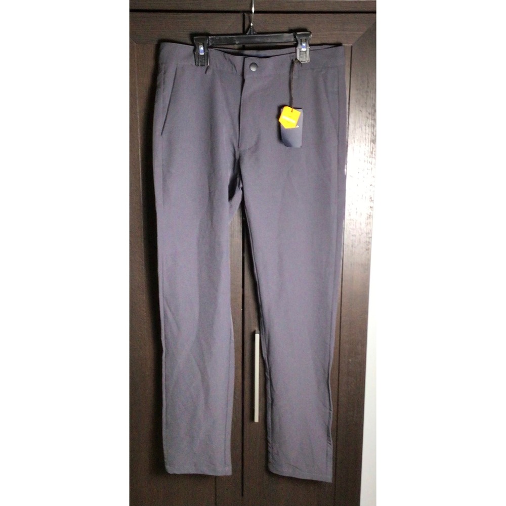 Day & Age Mens Slim Fit Stretch Pants 30x30 Charcoal Gray Performance Chino NWT